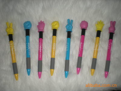 【供應手指廣告筆,造型筆,石頭剪子布,展示盒包裝】價格,廠家,圖片,圓珠筆、原子筆,桐廬萊雅文教用品-